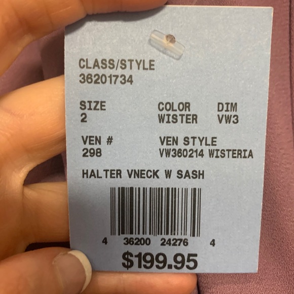 New bridesmaids dress size 2 Vera wang - Picture 6 of 7